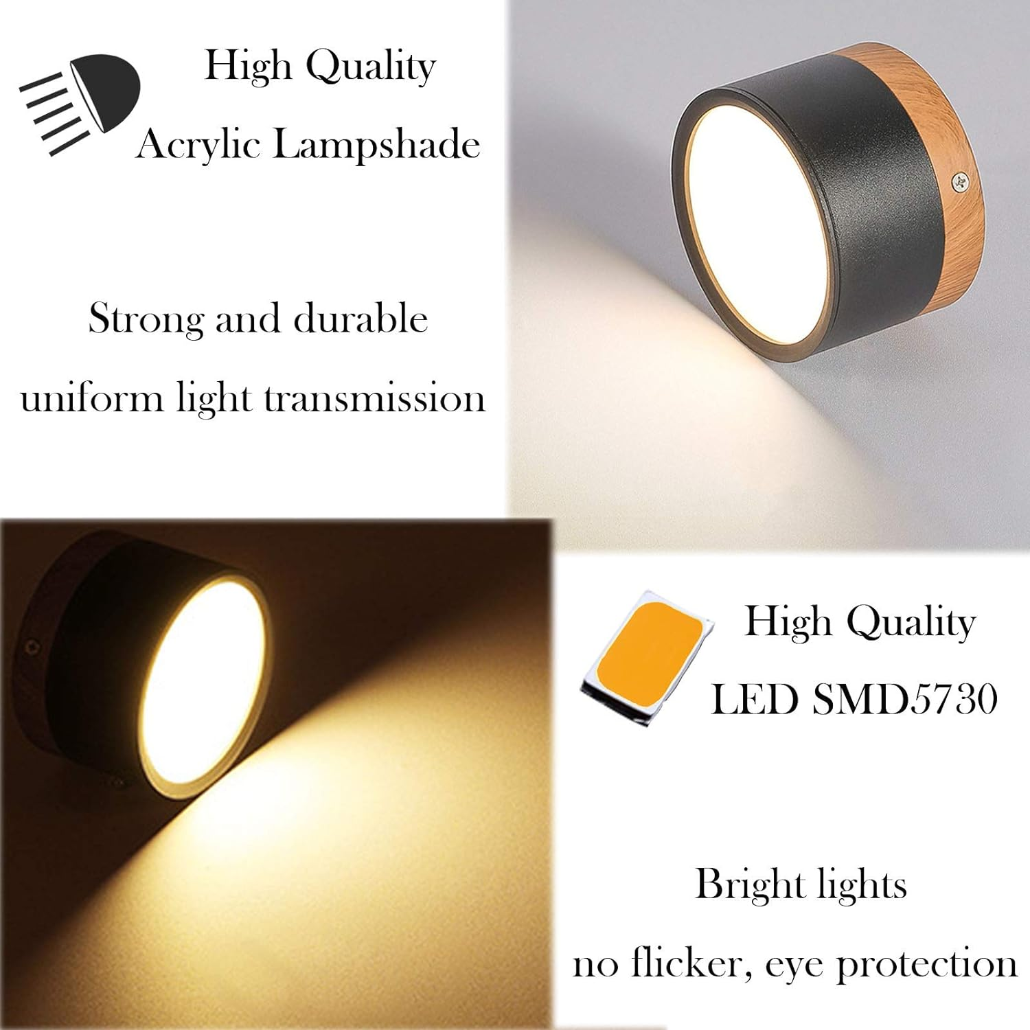 Cyrion Nordic Cylinder LED Flush Mount Ceiling Light