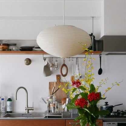 Gino Japanese Rice Paper Lantern Pendant Light