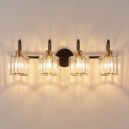 Naeris Modern Square Crystal Wall Sconce