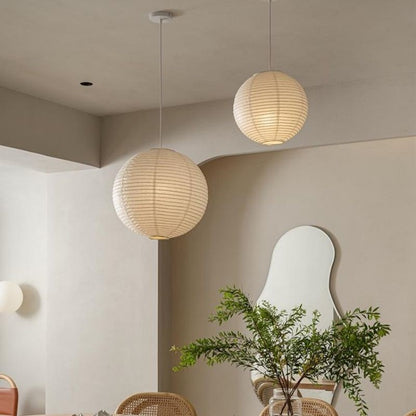 Gianna Japanese Paper Lantern Pendant Light