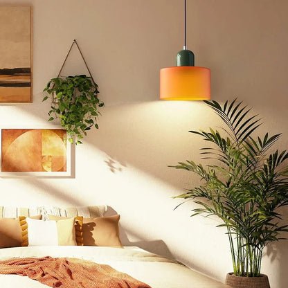 Colorful Creative Small Fresh Glass Shade Pendant Light