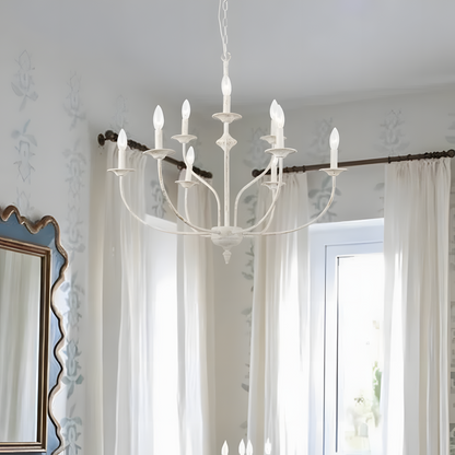 Caelestis Farmhouse 9 Light Metal Chandelier