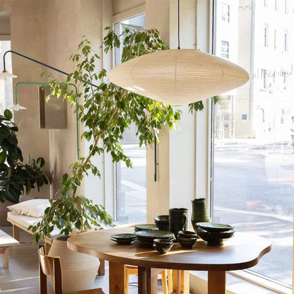 Gino Japanese Rice Paper Lantern Pendant Light