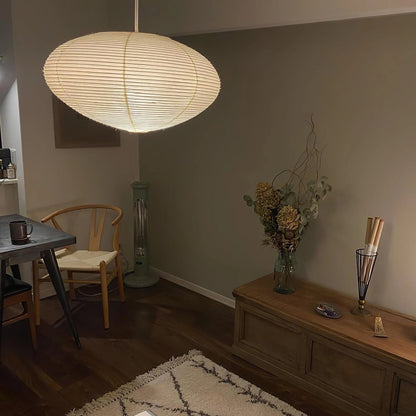 Gino Japanese Rice Paper Lantern Pendant Light