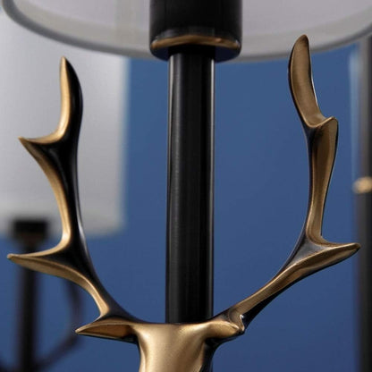 Akshara Farmhouse Brass Deer Head Wall Light