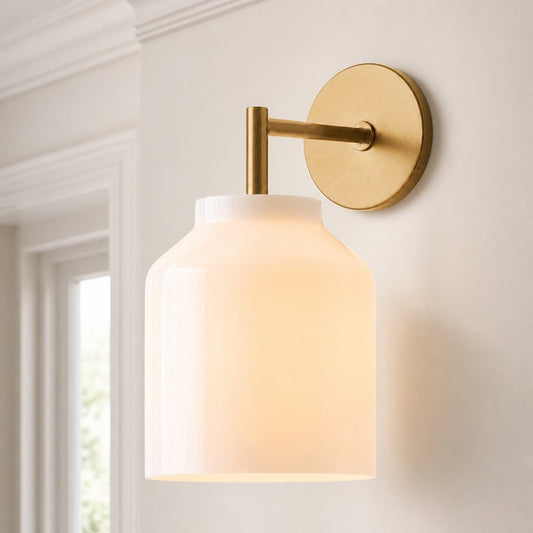 Drilon Nordic Minimalist Morandi Matte Metal Wall Sconce