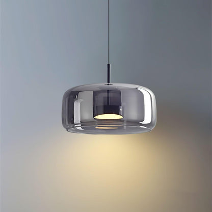 Raith Mouth Blown Glass Shade Pendant Light