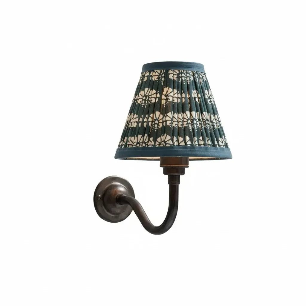 Nyxel Vintage Fabric Small Wall Sconce