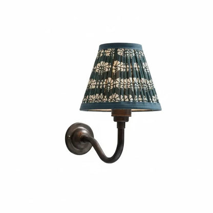 Nyxel Vintage Fabric Small Wall Sconce