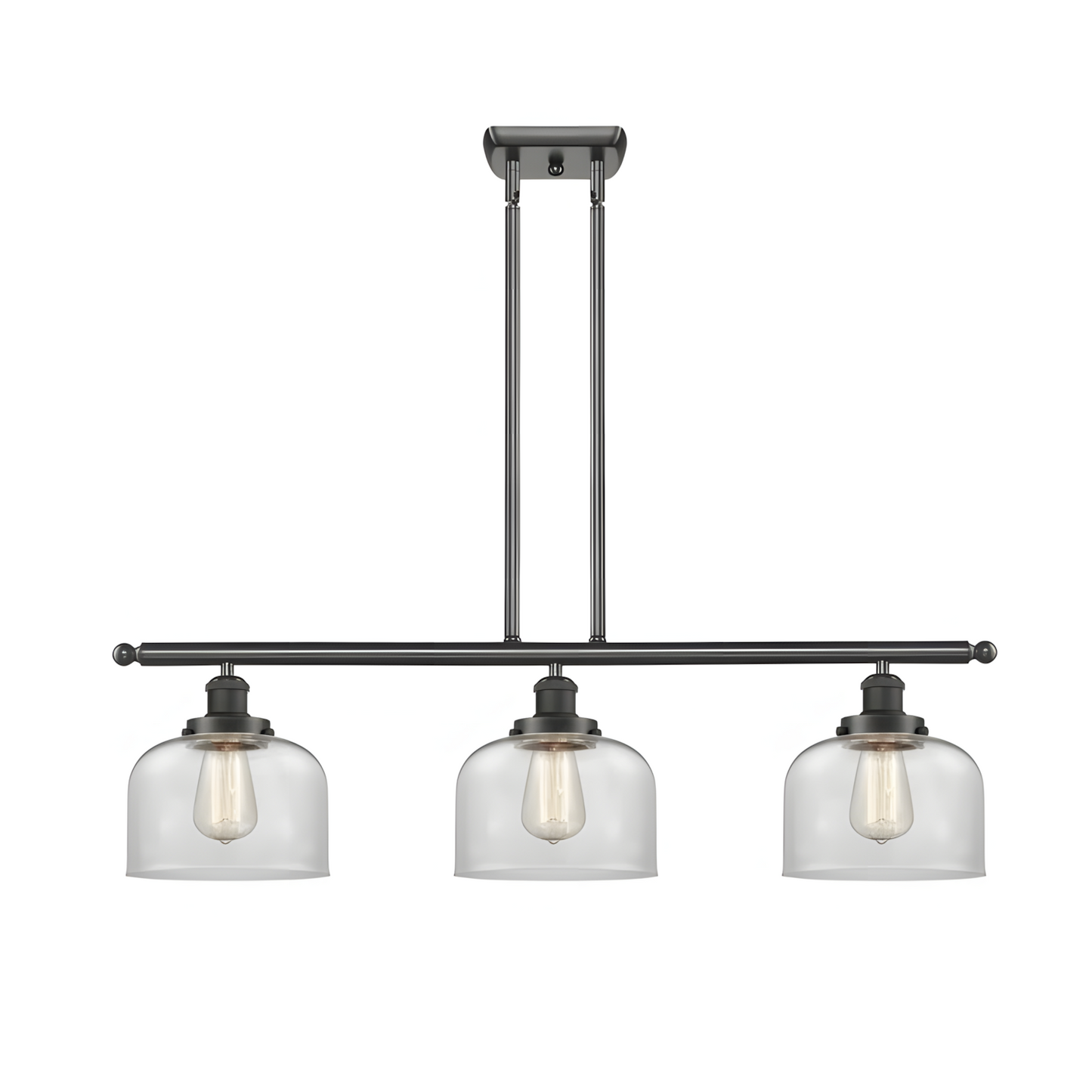 Dax Farmhouse 3 Lights Glass Pendant Light