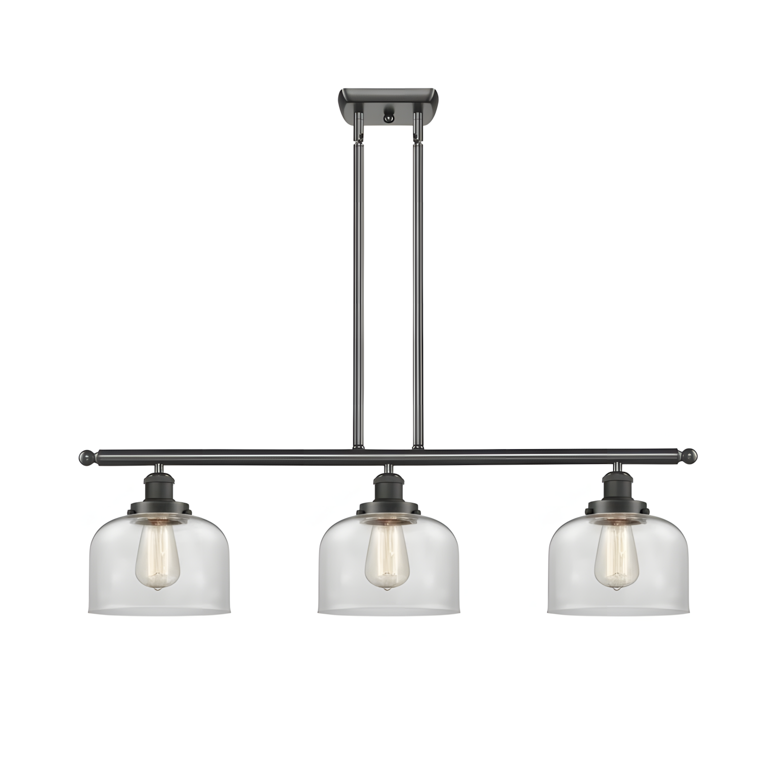 Dax Farmhouse 3 Lights Glass Pendant Light