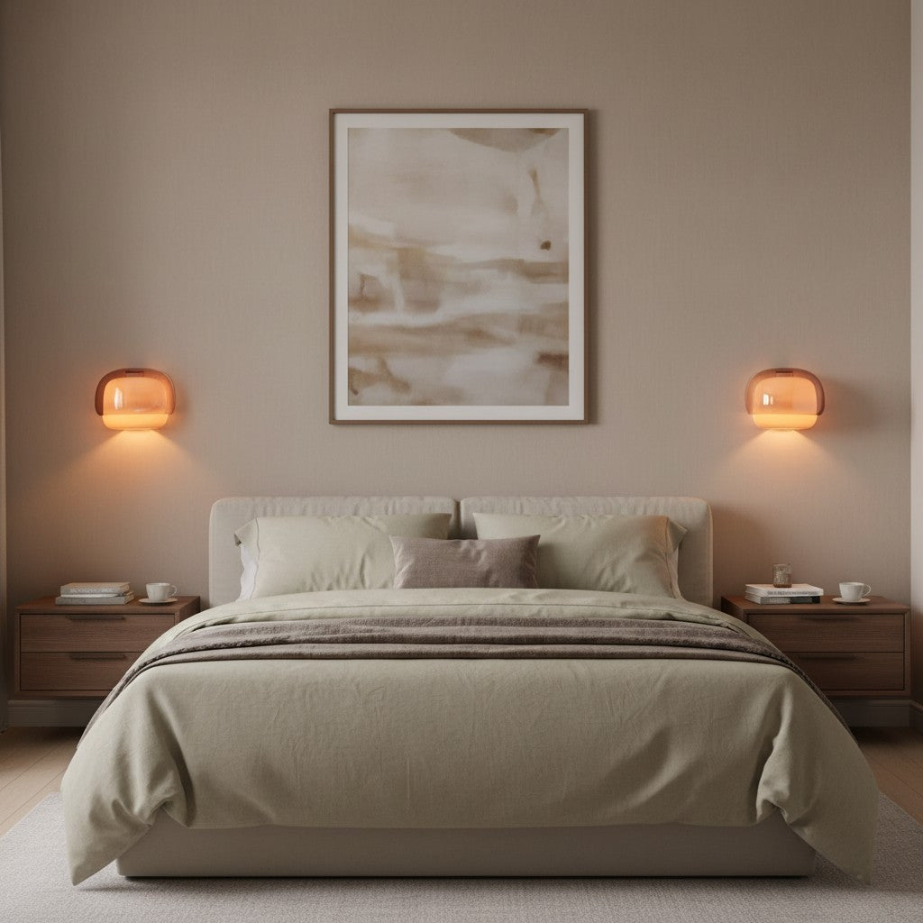 Norman Modern Colorful Layered Glass Wall Light