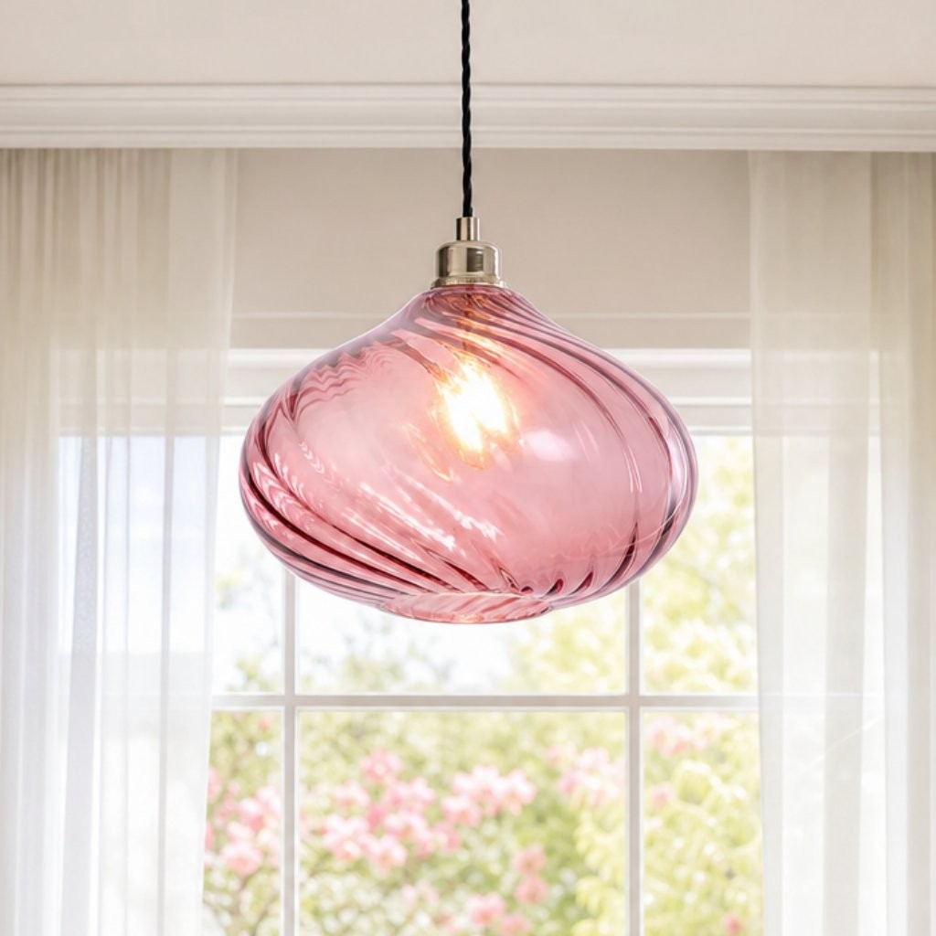 Lunaris Modern Globe Glass Pendant Light