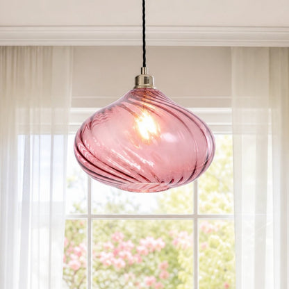 Lunaris Modern Globe Glass Pendant Light