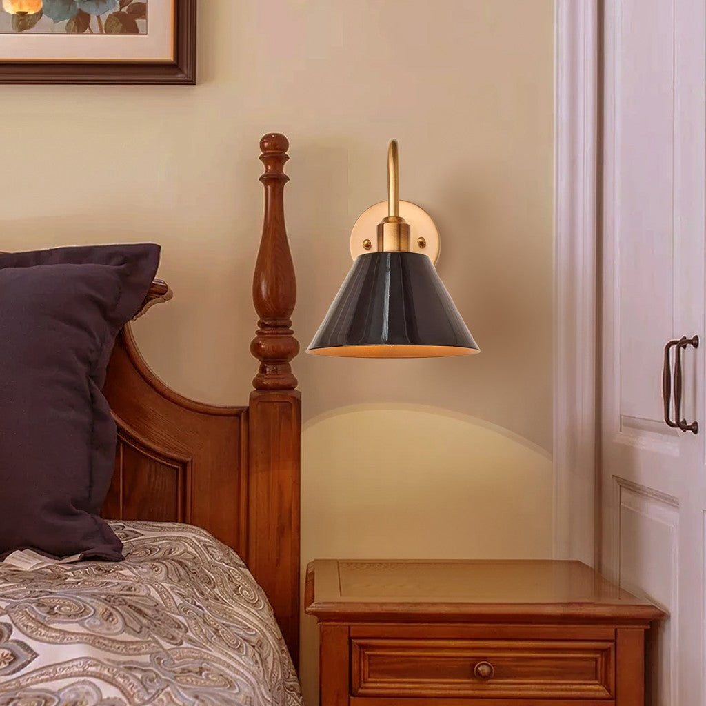 Ferm Minimalist Industrial Tapered Sconce