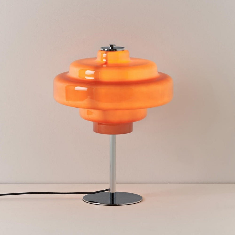Yves Vintage Tiered Glass Table Light