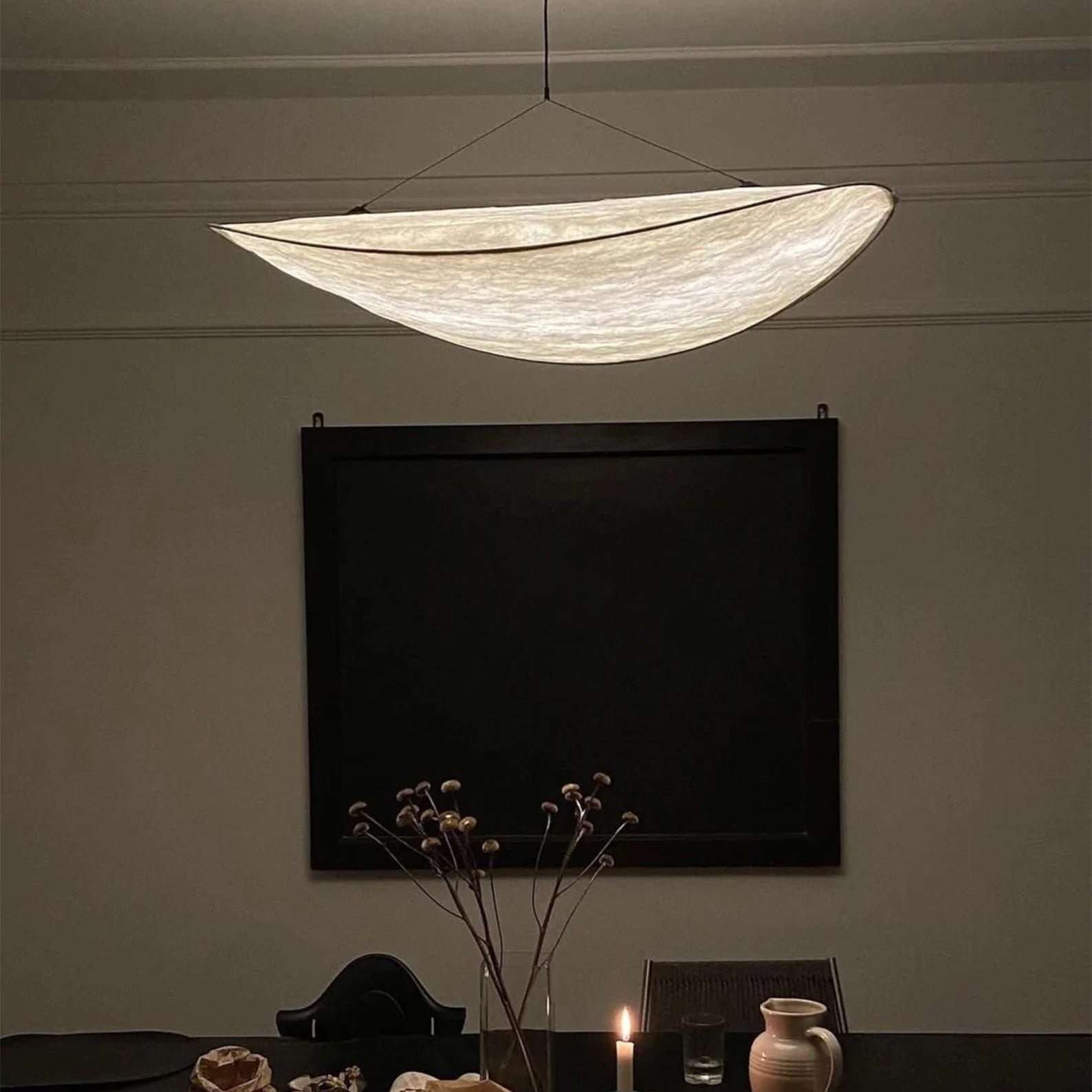 Hawkes Scandinavian Style Minimalist Fabric Pendant Light