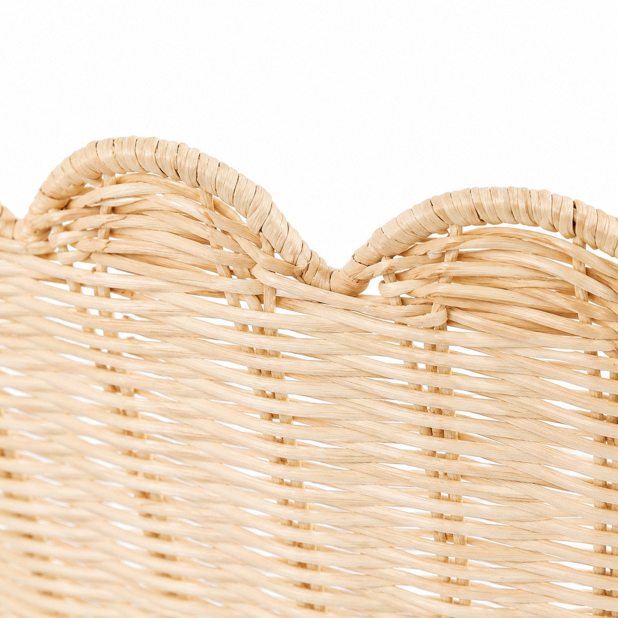 Andrew Natural Flower Rattan Flush Mount Ceiling Light