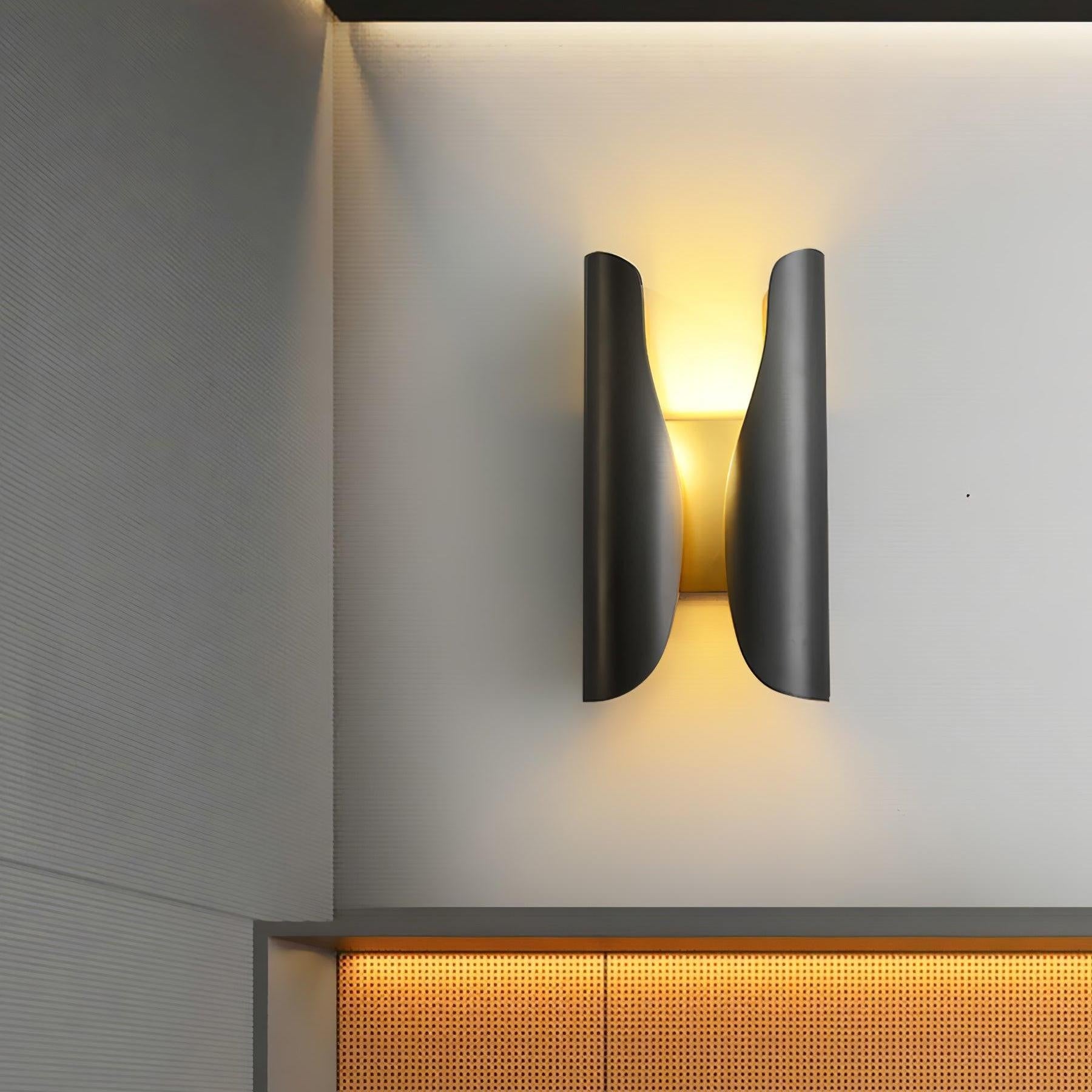 Thoven Modern H-Shaped Metal Wall Sconce