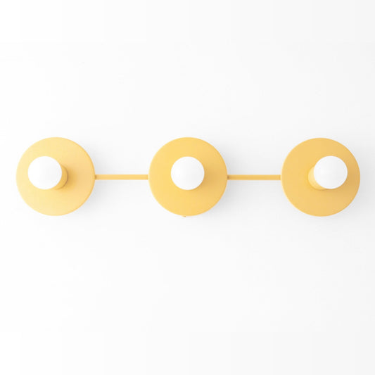 Marnie Nordic Colorful 3 Light Vanity Wall Light