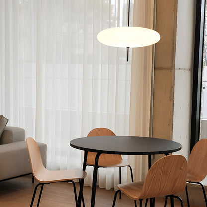 Korbin Acrylic White Flying Saucer Pendant Light