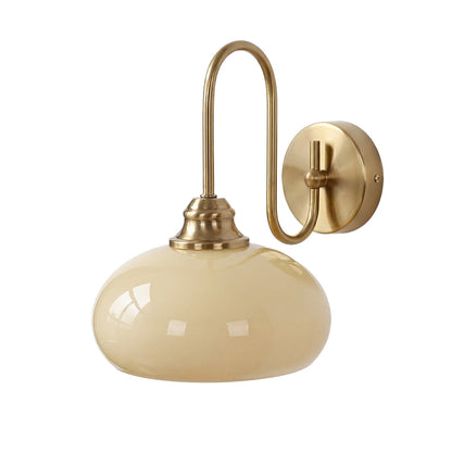 Ylvaen Bauhaus 1 Light Milk Glass Sconce
