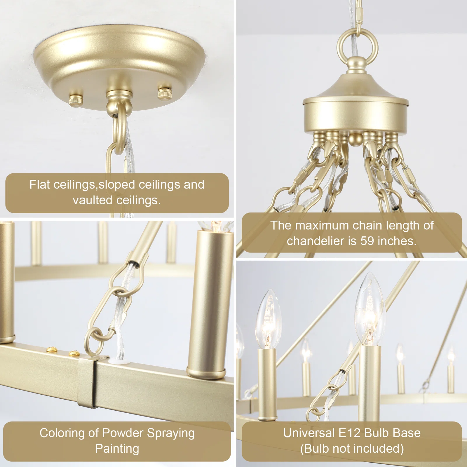 Raeth Farmhouse 24 Lights Wagon Wheel Candle Style Chandelier