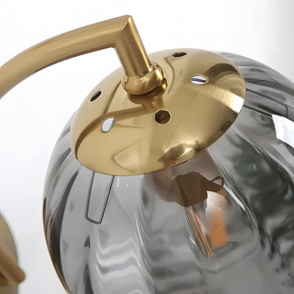 Soluna Modern Ball Glass Wall Sconce