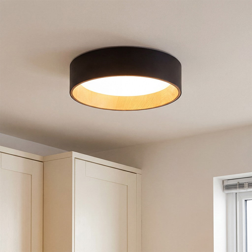 Zenith Nordic ‎Minimalist Metal Round Semi Flush Mount Ceiling Light