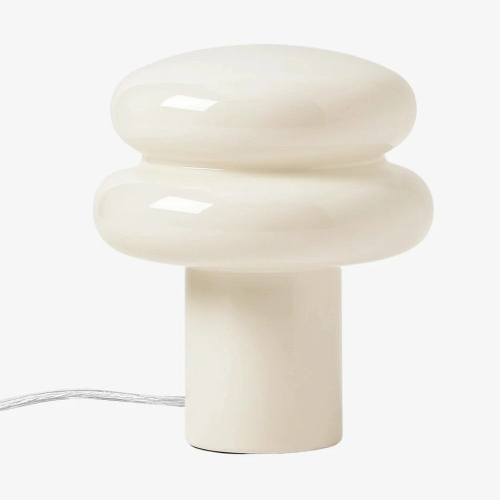 Nymeros Scandinavian Glass Mushroom Table Lamp