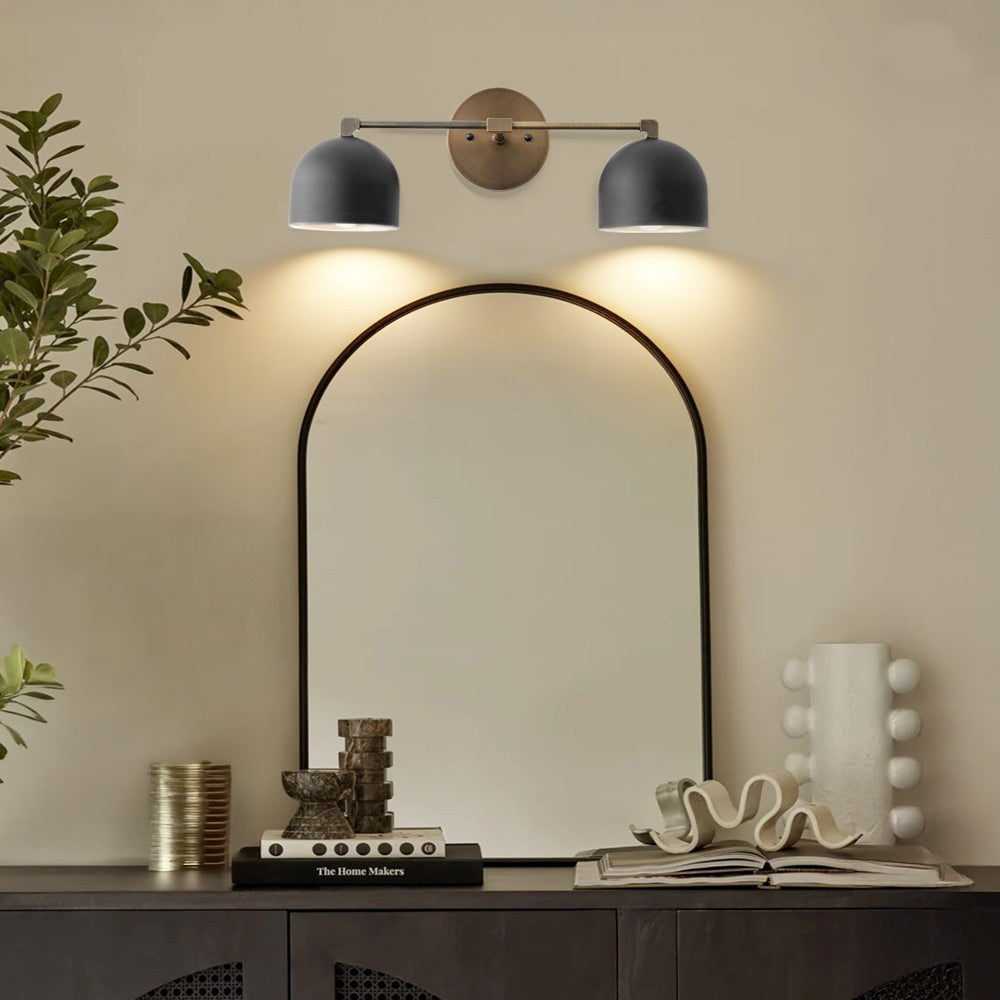 Astair Nordic Metal Deep Ball Vanity Wall Sconce