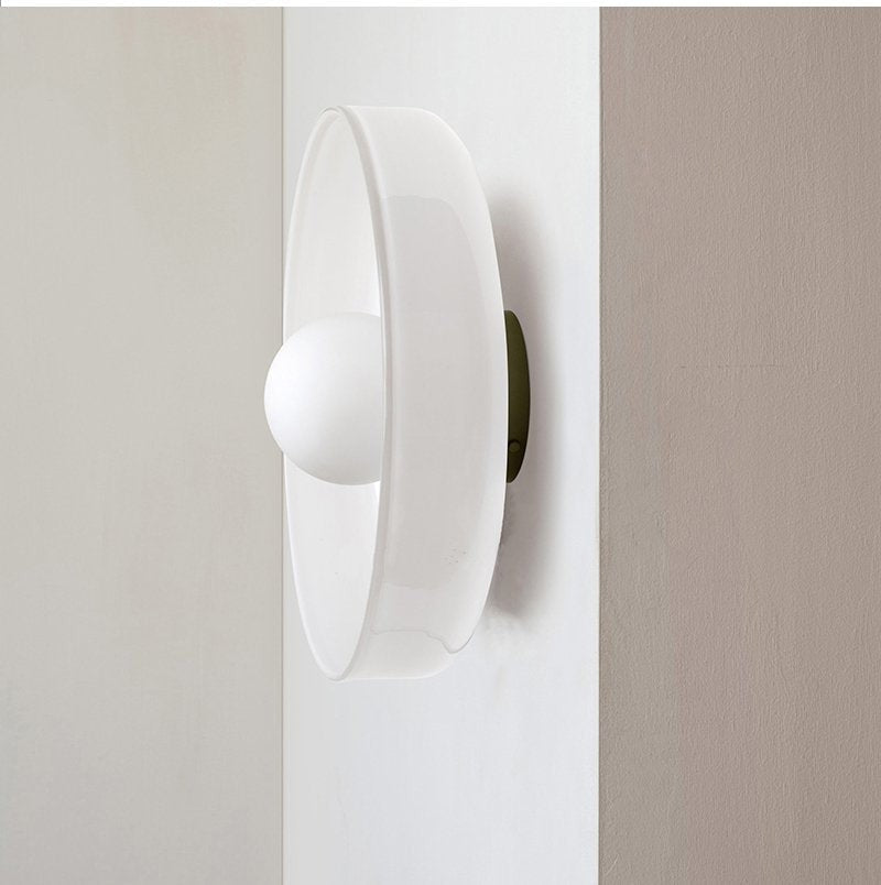 Zayn Colorful Glass Round LED Ceiling Light