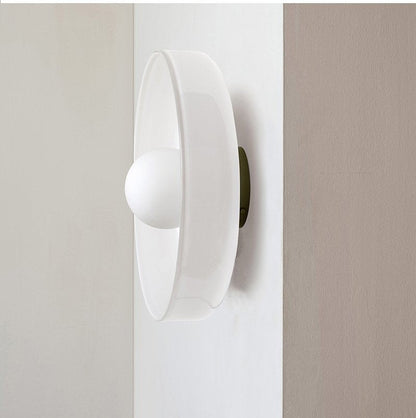Zayn Colorful Glass Round LED Ceiling Light