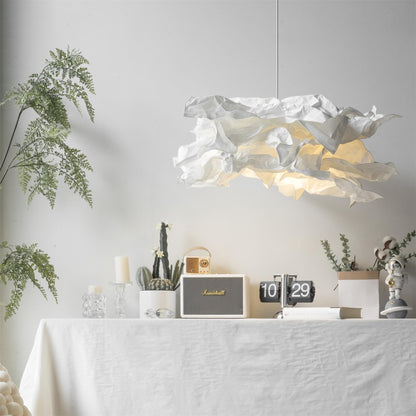 Carrow White Cloud Paper Pendant Lamp