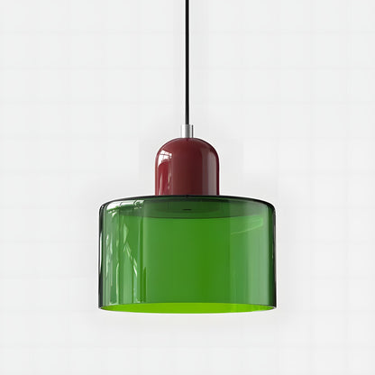 Colorful Creative Small Fresh Glass Shade Pendant Light