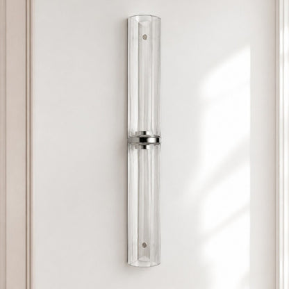 Giulia Minimalist LED Double Tube Glass Wall Light