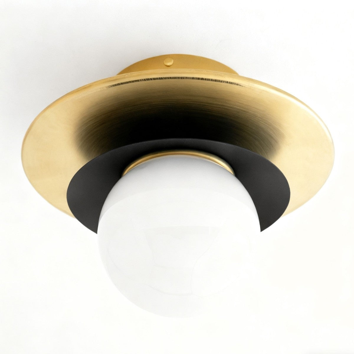 Ilincic Modern Morandi Globe Brass Ceiling Light