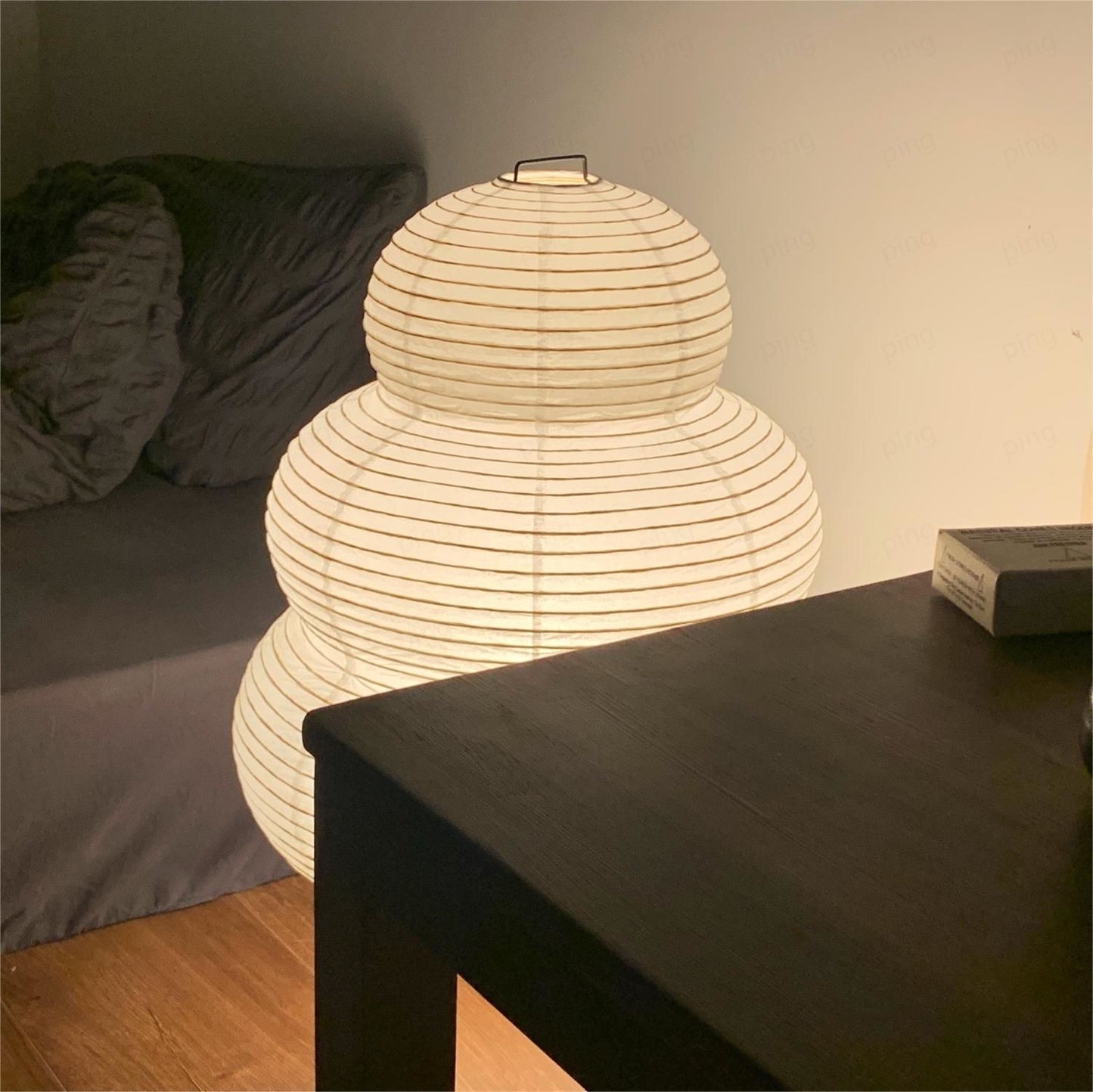 Asmi Miguel Japanese Paper Lantern Table Lamp