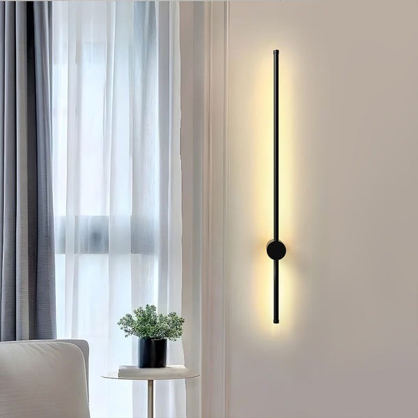 Aaradhya Modern Minimalist Rotatable Linear Black LED Wall Light