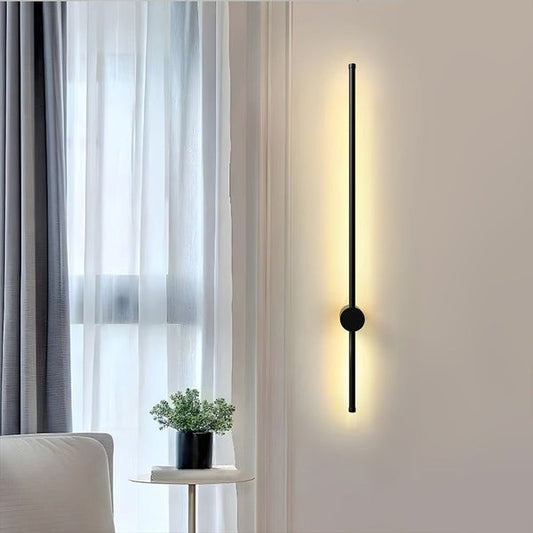 Aaradhya Modern Minimalist Rotatable Linear Black LED Wall Light