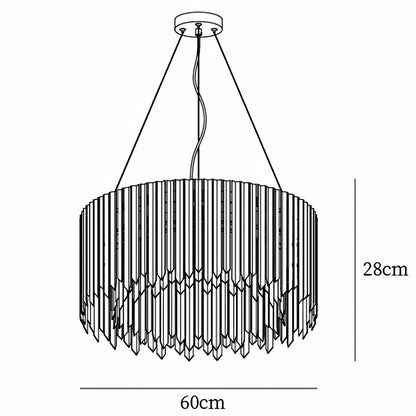 Jasper Facet Chandelier Collection