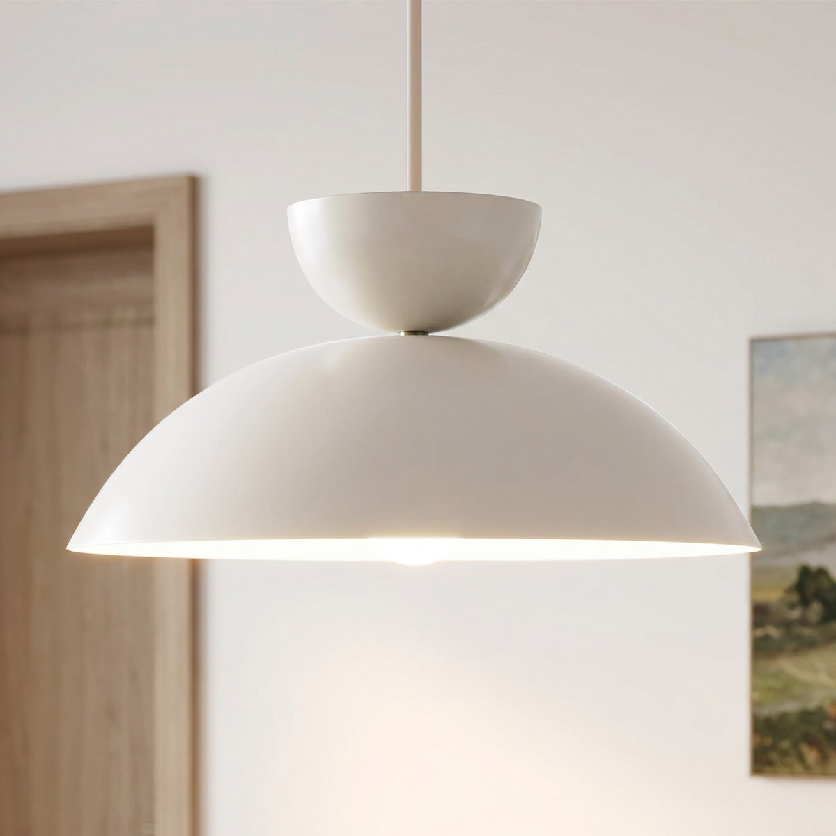Glythorix Nordic Simple Metal Color H Type Pendant Light