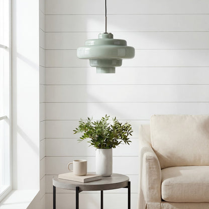 Yves Vintage Tiered Glass Pendant Light
