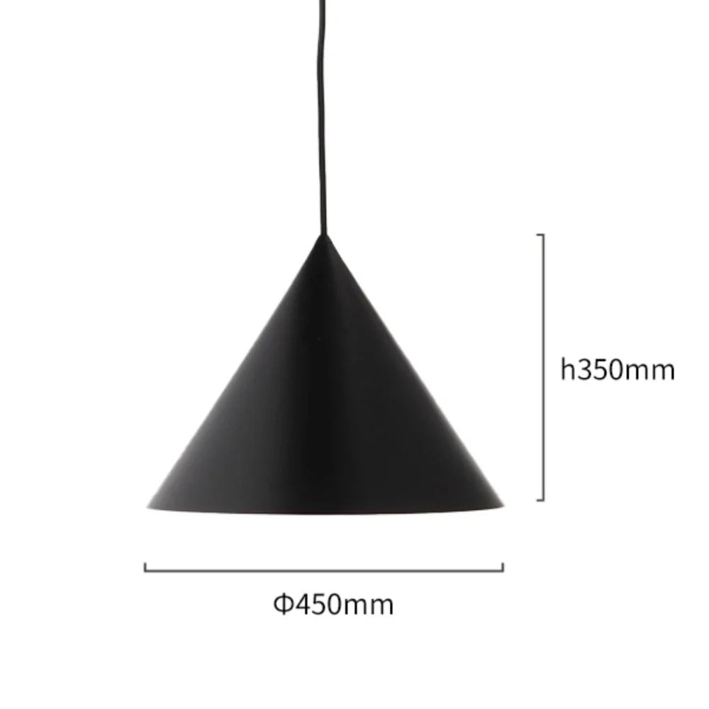 Quyron Nordic ‎Minimalist Iron Tapered Pendant Light