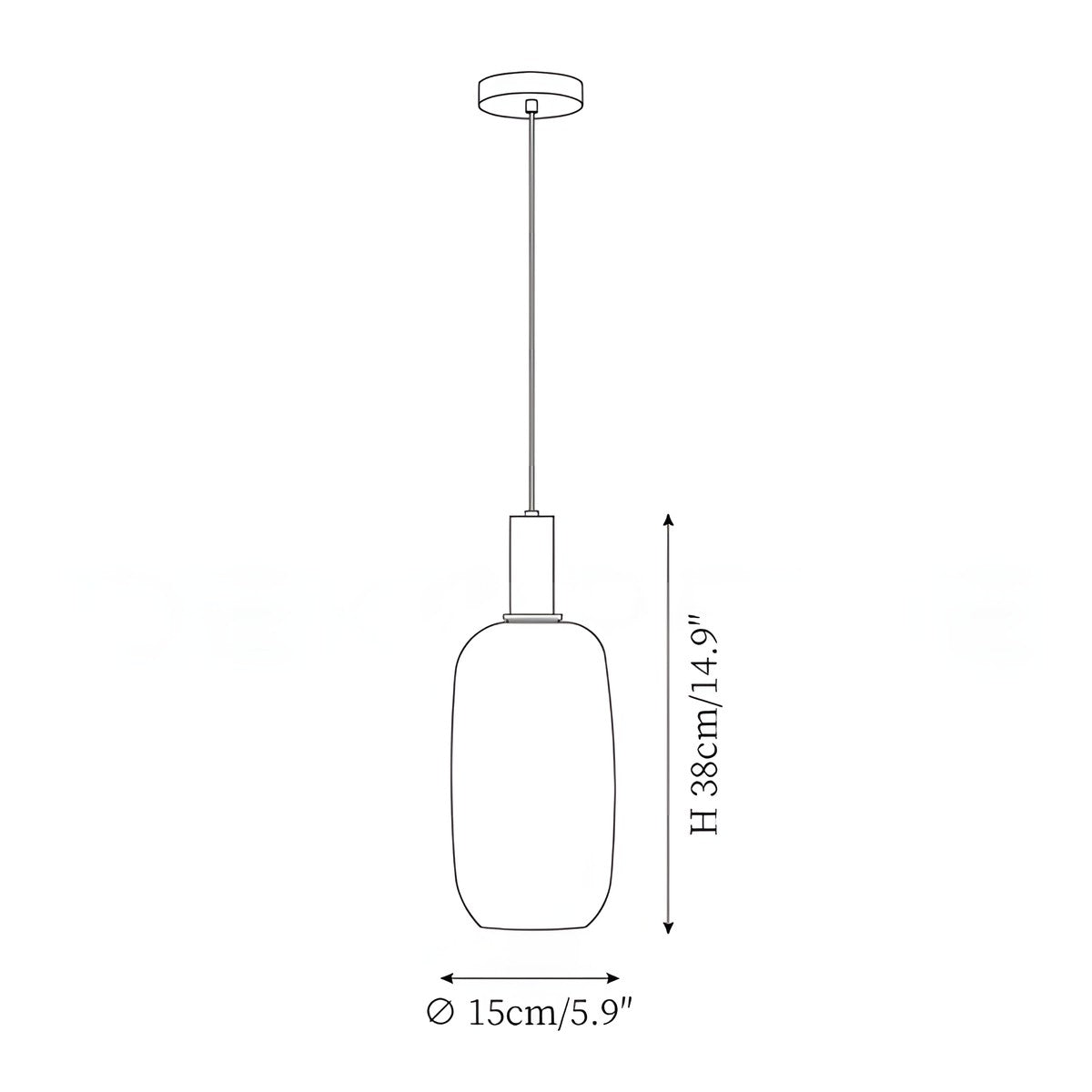 Cosima Modern Opal Glass Pendant Light
