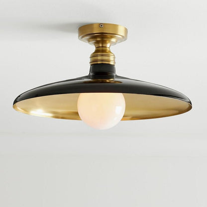 Dulcinea Farmhouse Metal Flush Mount Ceiling Light