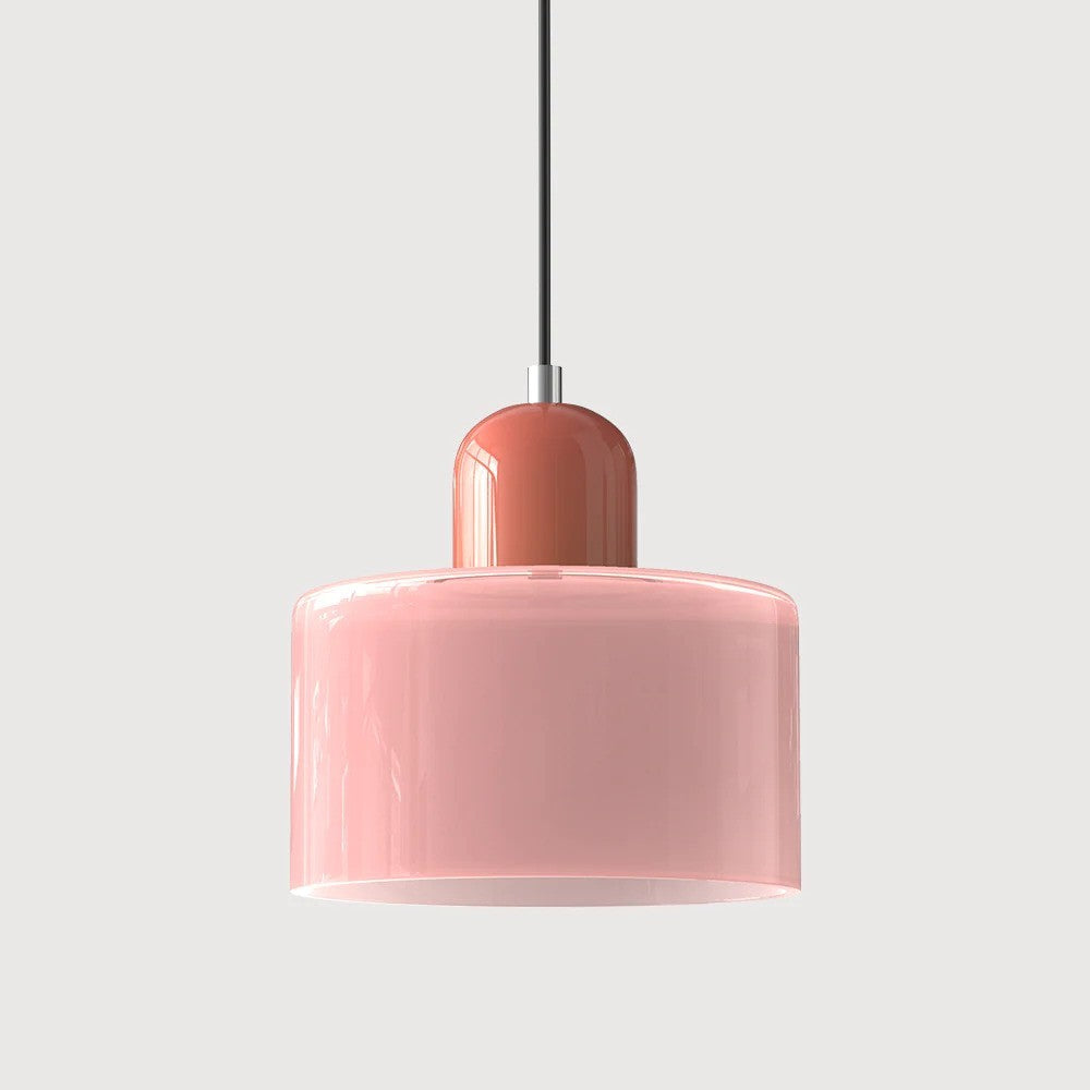 Colorful Creative Small Fresh Glass Shade Pendant Light