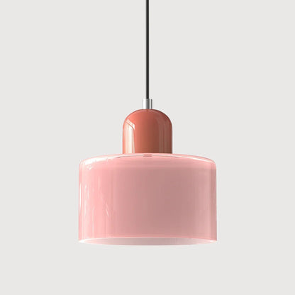 Colorful Creative Small Fresh Glass Shade Pendant Light