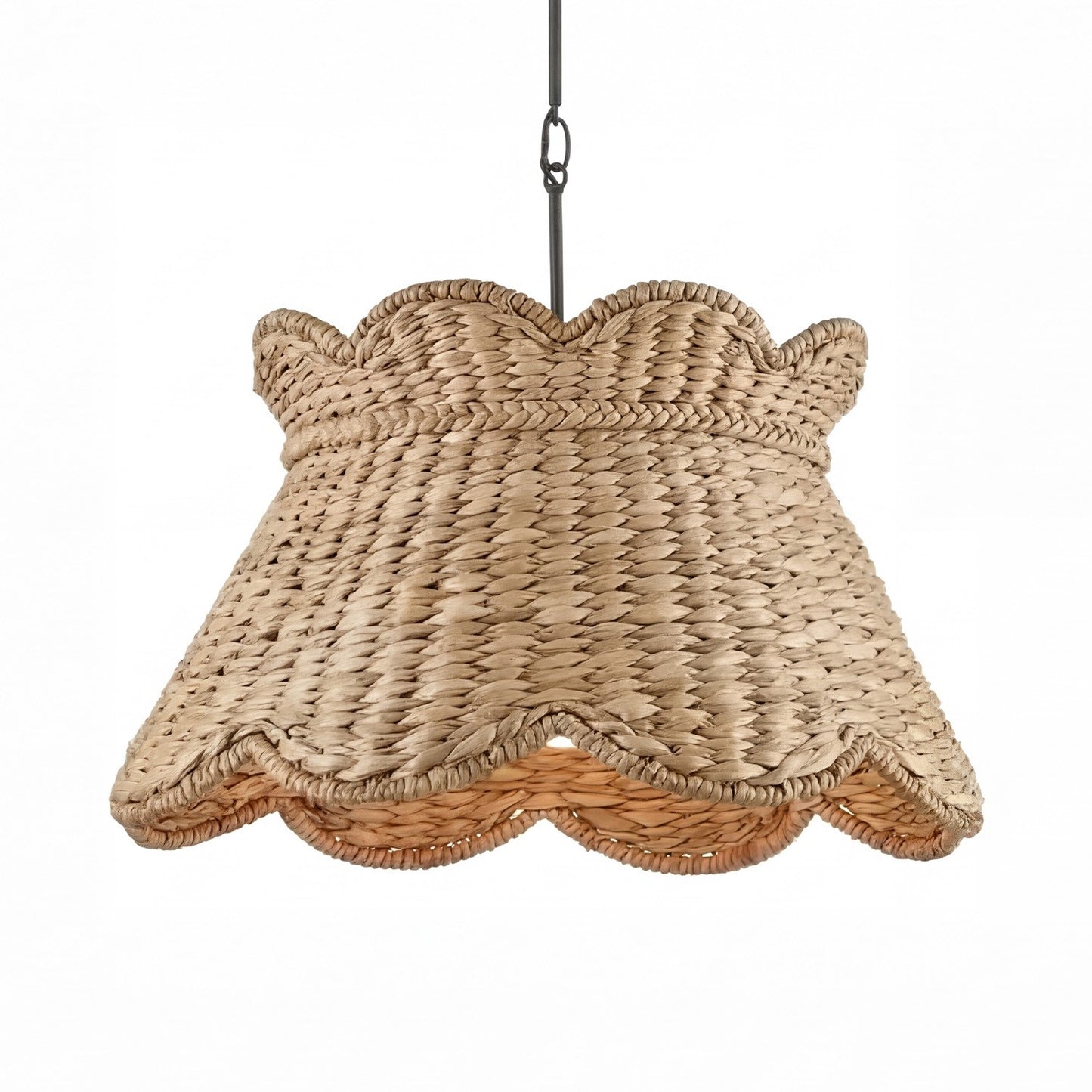 Karinne Natural Flower Rattan Pendant Light