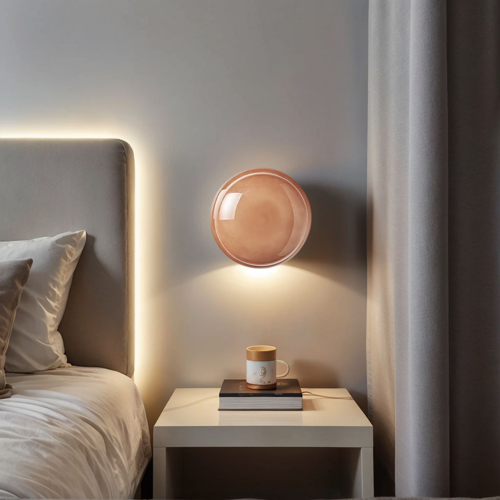 Josie Cream Bauhaus Opal Glass Wall Light